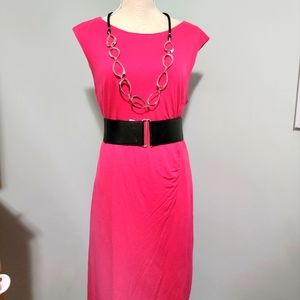 Classic pink and comfy dress by Ann Taylor Loft